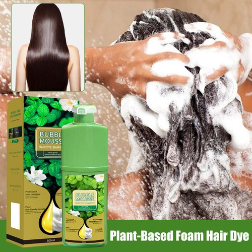 Schiuma Colorante per Capelli Sani 500 ml Schiuma Vegetale Colore Morente Mo - Foto 12 di 16