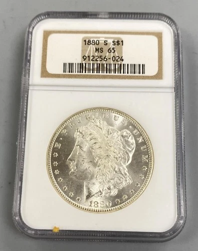 1880 S US Morgan Silver $1 NGC MS65 L24483