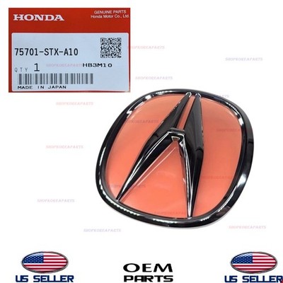 Genuine Rear Center Emblem Logo Symbol 2007-2013 Acura MDX 75701-STX-A10