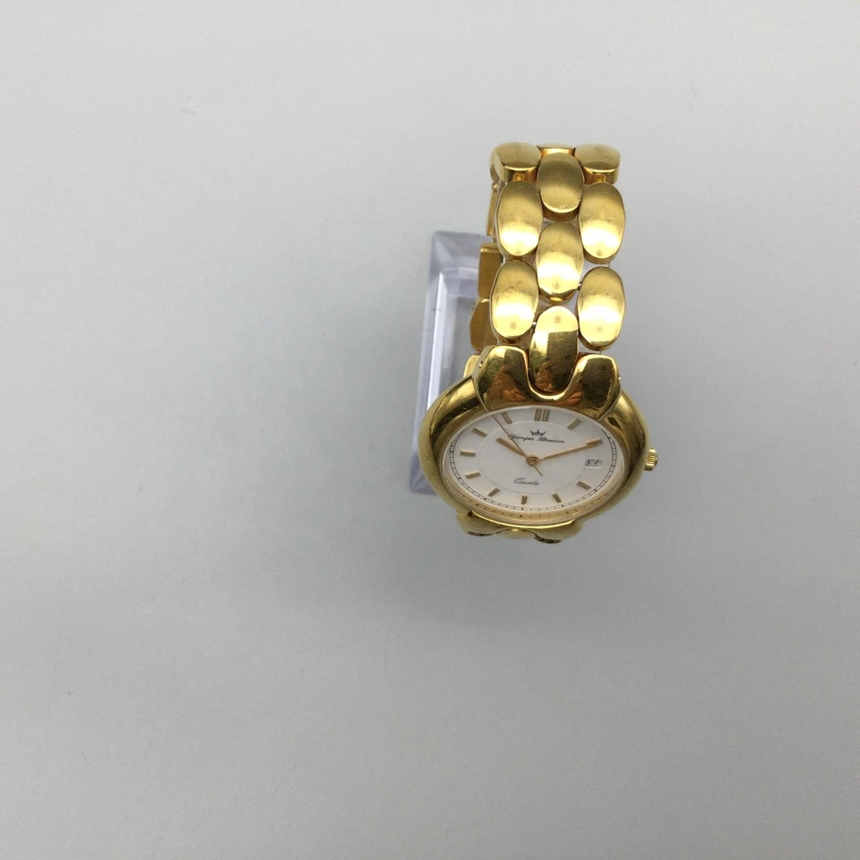 Reloj Mujer Yonger Bresson 33mm Tono Dorado Pulsera Batería Nueva 6.25" Foto 3 de 4