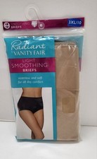 Your Choice New Vanity Fair Light Smoothing Briefs 2 Pack 3XL/10 Beige or White