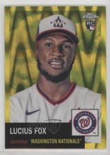 2022 Chrome Platinum Anniversary Yellow RayWave Refractor 238/250 Lucius Fox 3q7