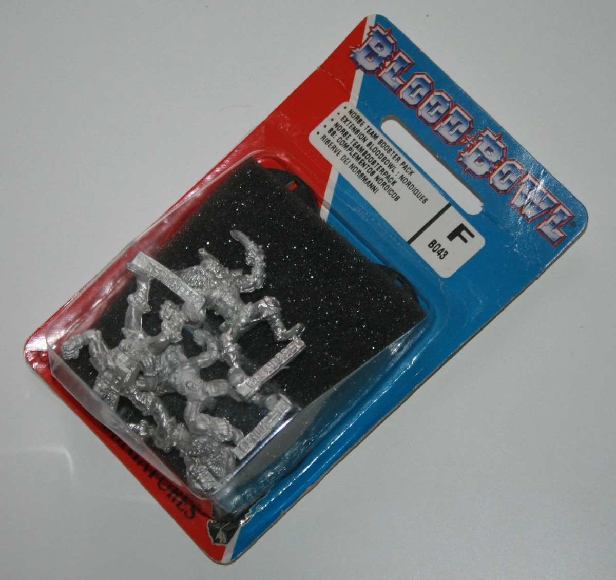 NORSE TEAM BOOSTER PACK F B043 _ BLOOD BOWL GAMES WORKSHOP CITADEL GW 2002 METAL