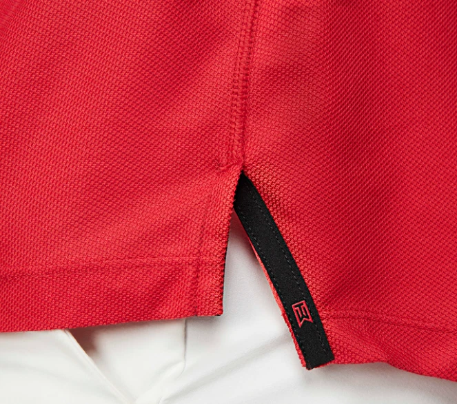 Nike Dri-FIT ADV Tiger Woods TW Men's Golf Polo DR5327 687 Red Various Sizes - Image 4 of 4