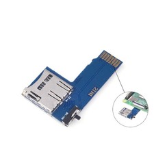 Dual TF Card Slot Adapter Converter Module For Raspberry Pi 4B/3B /3B/ Zero W a
