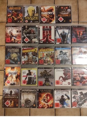 PlayStation 3 Spielesammlung 24 Spiele, USK18, Spieleset
