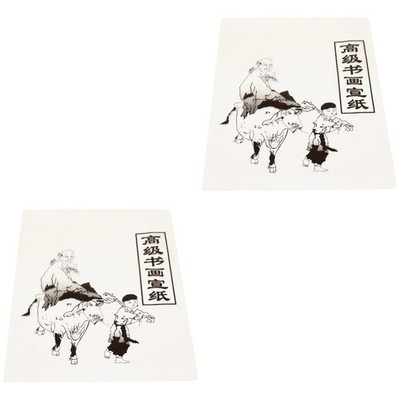  2 Pieces Chinesisches Malereipapier Kalligraphiepapier Reispapier Xuan