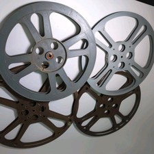 Lot Of Assorted Metal And Plastic Movie Reels Empty 
