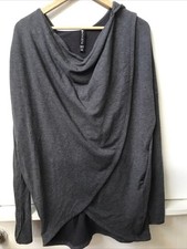 Athleta Purana Hooded Gray Sweatshirt Womens Size XS