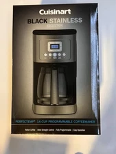Cuisinart Perfectemp 14 Cup Progammable Coffee Maker Glass Carafe DCC-3200BKSP1