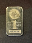 1 oz Silver Bar Vintage Bison Design Secondary Market .999 Fine
