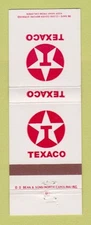 Matchbook Cover - Texaco oil gas