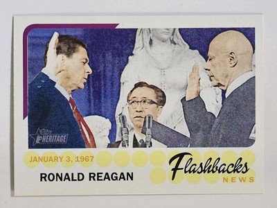 2016 Topps Heritage News Flashbacks Ronald Reagan #NF-RR