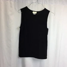 TAPEMEASURE S Small Sleeveless Blouse Black Woman's