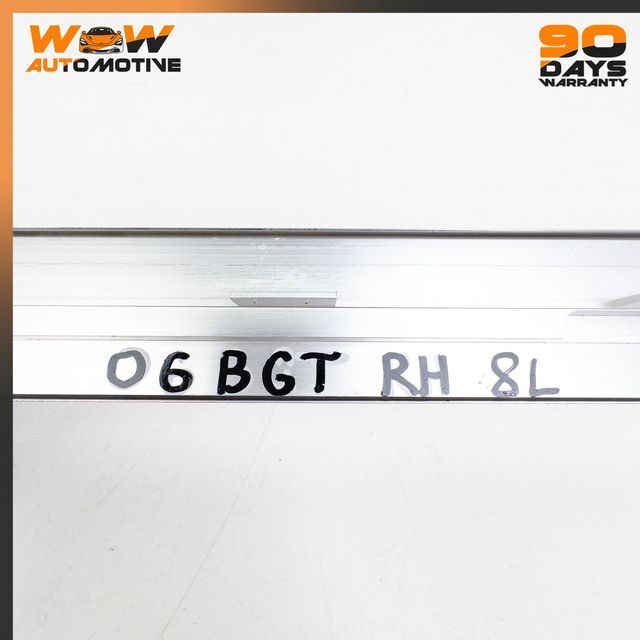 04-10 BENTLEY CONTINENTAL GT RIGHT LEFT DOOR STEP SILL TRIM STRIP PLATE SET OEM