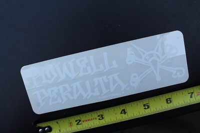 Powell Peralta Skateboards Clear White 80's Z66A Vintage