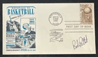 Bob Pettit Autographed 1961 Basketball Hall of Fame FDC Cachet Hawks HOF