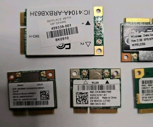 Lot of 5 CMini-PCIe WiFi Atheros AR5B125 AR5B22 RALINK RT5390 Broadcom BCM943224 - 第 9/11 張圖片