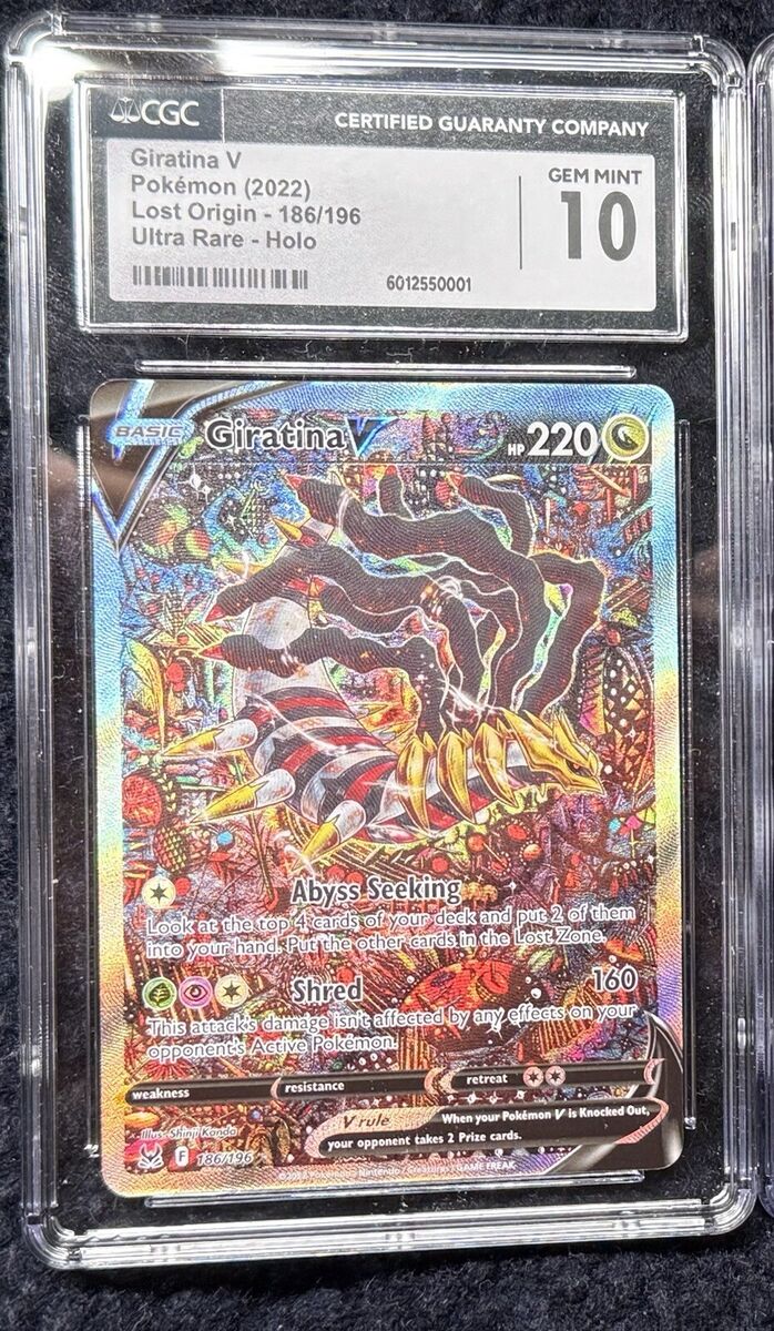 PSA 10 Crossover) Pokemon Giratina V 186/196 Alt Art Lost PSA 10 Crossover) Pokemon Giratina V 186/196 Alt Art Lost