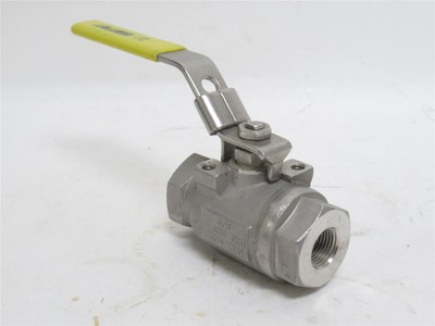 234839 Old-Stock; Warren 1WMY1 Ball Valve; SS; 3/8FNPT; Class: 1500WOG