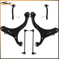 For HYUNDAI SANTA FE 2010 - 2012 Front Lower Control Arms Tierods Sway Bars Kit