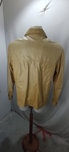 articolo b2502 giacca in pelle pal zilleri beige taglia 52, leggermente scolorit - Foto 10 di 17