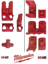 Milwaukee M12 and M18 tool and battery wall mounts