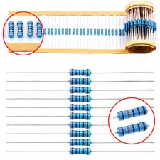 1/2W Metallschicht Metallfilm Widerstände 1% Wert WÄHLBAR 0,5W Widerstand