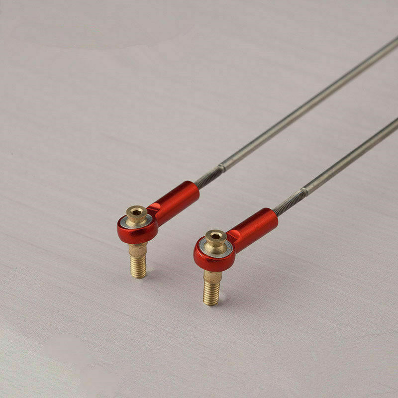 Quality 2PCS M2 Model Boat Rudder Red Connector w/ Steering Gear to Use ...