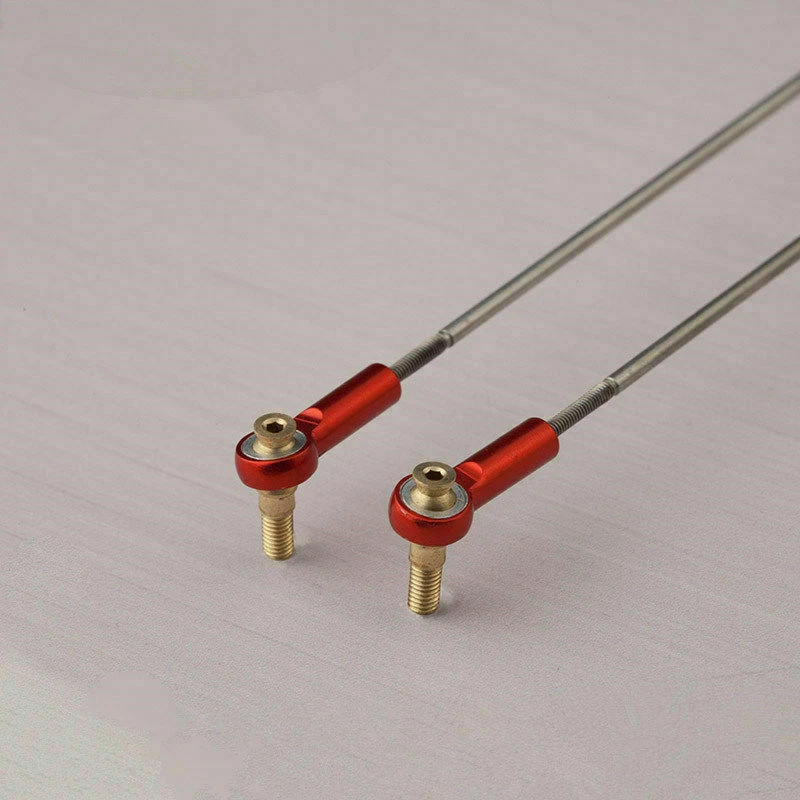 Conector rojo timón barco modelo M2 calidad 2 piezas con engranaje de dirección para usar barco RC Foto 2 de 4