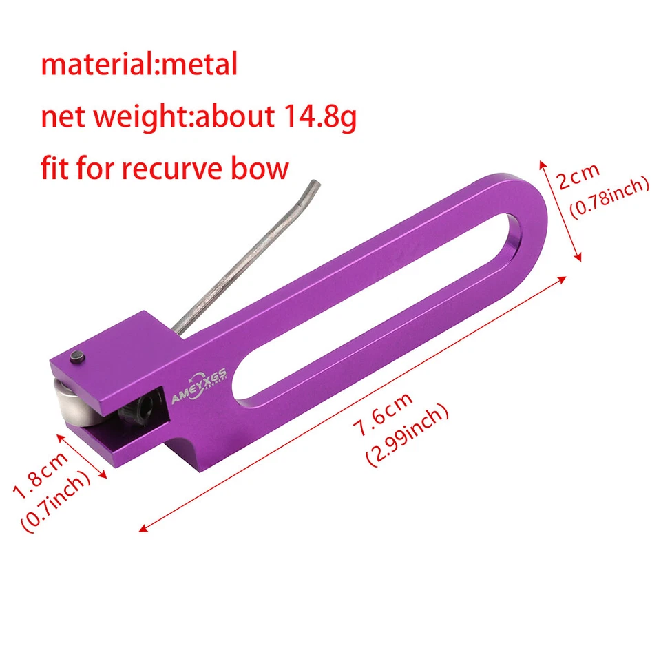 Recurve Bow Arrow Rest Long Cushion Plunger Magnetic Adjustable RH Archery - Image 4 of 4