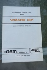 GEM Wizard 321 Electronic Organs Schematic Diagrams