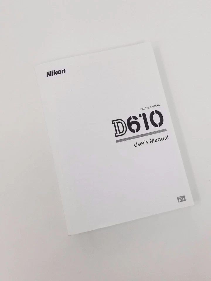 Nikon D610 Manual de instrucciones del propietario D610 Libro NUEVO Foto 2 de 2