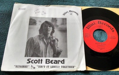 Scott Beard - Runaway (Del Shannon)/Isn't It... 45 w/sleeve rare IL rock HEAR