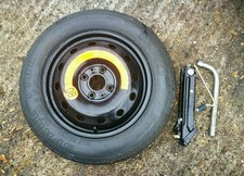 GENIUINE FIAT 500 & 500C 2007-PRESENT SPACE SAVER 14" SPARE WHEEL & SPANNER KIT