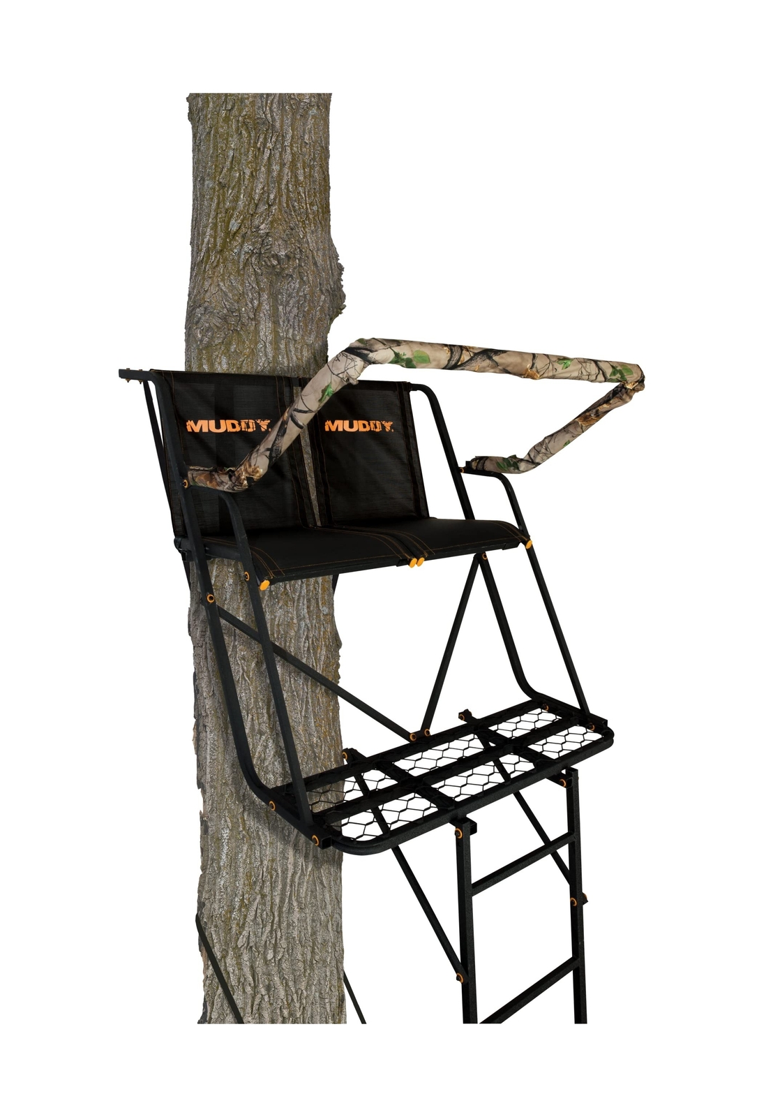Muddy Maxim 2Man Ladderstand, Black Ladderstand + Hunting Umbrella eBay