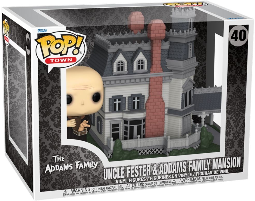7951748 Merchandising Addams Family (The): Funko Pop! Town - Uncle Fester & Adda