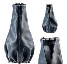 Soufflet Levier De Vitesse Pommeau En Cuir Eco Couture Noir Citroen Xsara Xantia