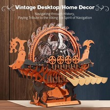 Robotime Drachenboot Elektrisches Mechanisches 3D Holzpuzzle Spielzeug Spiele