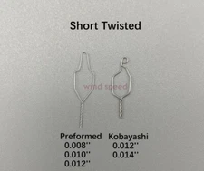Dental Orthodontic Wires Kobayashi Ligature Ties Preformed Ligatures Short Twist