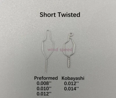Dental Orthodontic Wires Kobayashi Ligature Ties Preformed Ligatures Short Twist