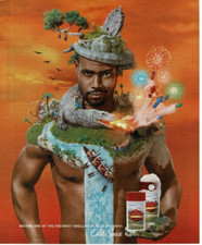 2011 Old Spice Komodo Deodorant Body Wash Isiah Mustafa Vintage Print Ad