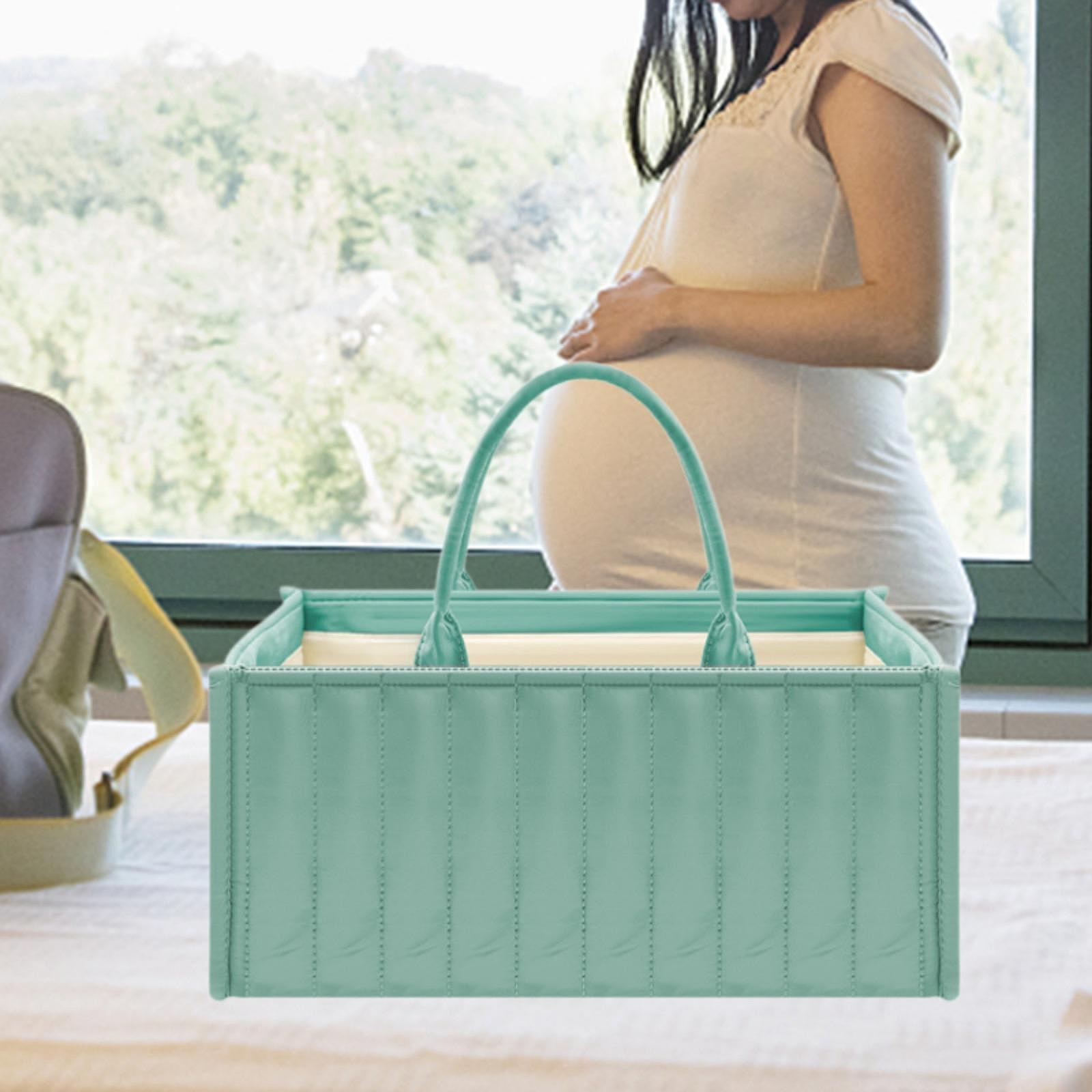 Baby Diaper Bag Basket Fold Diaper Stacker for Bedroom Traveling Living Room-image