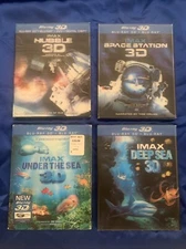 IMAX Hubble 3D Space Station 3D Under The Sea 3D Deep Sea 3D Blu Ray Collection