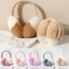Warm Earflaps Ear Protection Plush Fur Ear Warmer Foldable Ear Muffs Men Women