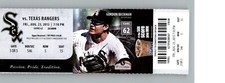 Texas Rangers vs Chicago White Sox 8/23/2013 Full Ticket - Jake Petricka Debut .