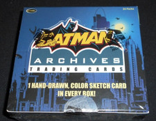2008 DC Comics Batman Archives Factory Sealed Trading Card Box 24 Packs