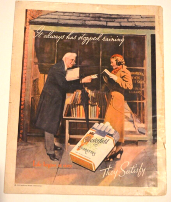 chesterfield cigarettes online how much are Chesterfield Blue (Formerly Bright) Superking 1935 Chesterfield Cigarettes Ad -