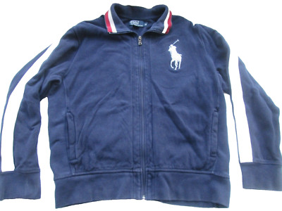 Polo Ralph Lauren jacket Big Horse Pique Cotton Navy Red White men