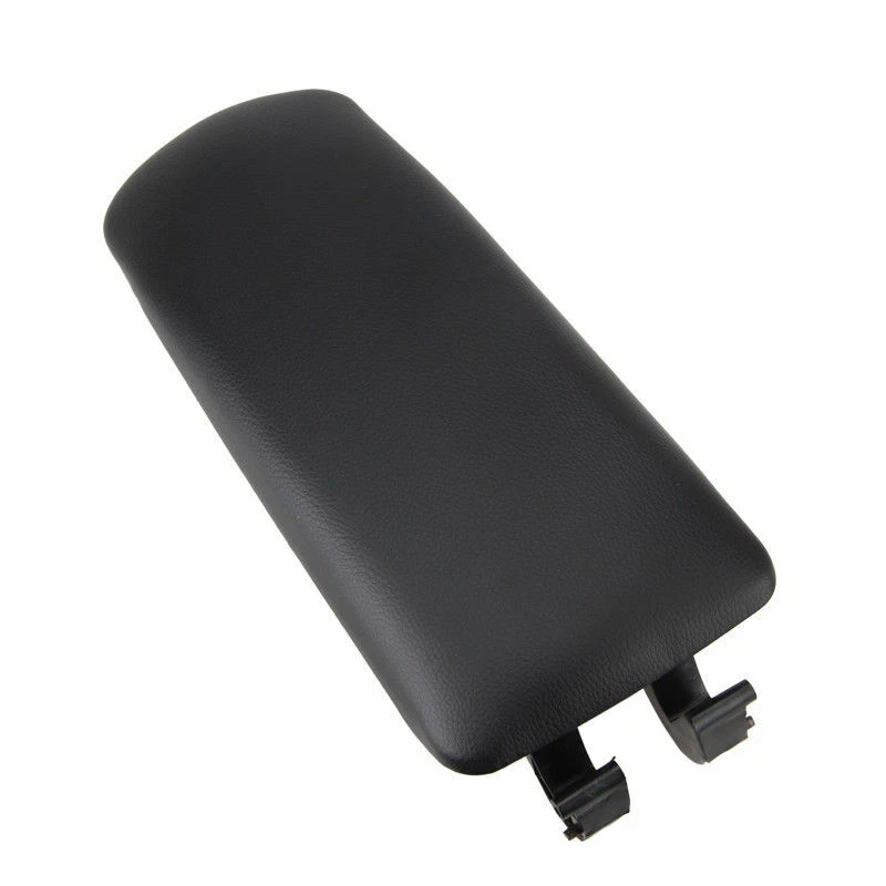 For Audi A4 B6 B7 2002-2007 Leather Armrest Center Box Console Lid Cover Black Foto 4 de 4